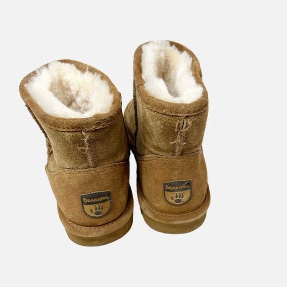 Bearpaw Alyssa Ankle Boots 5 Inch Hickory Wool Blend Lining Warm Size 11 - Picture 2 of 7